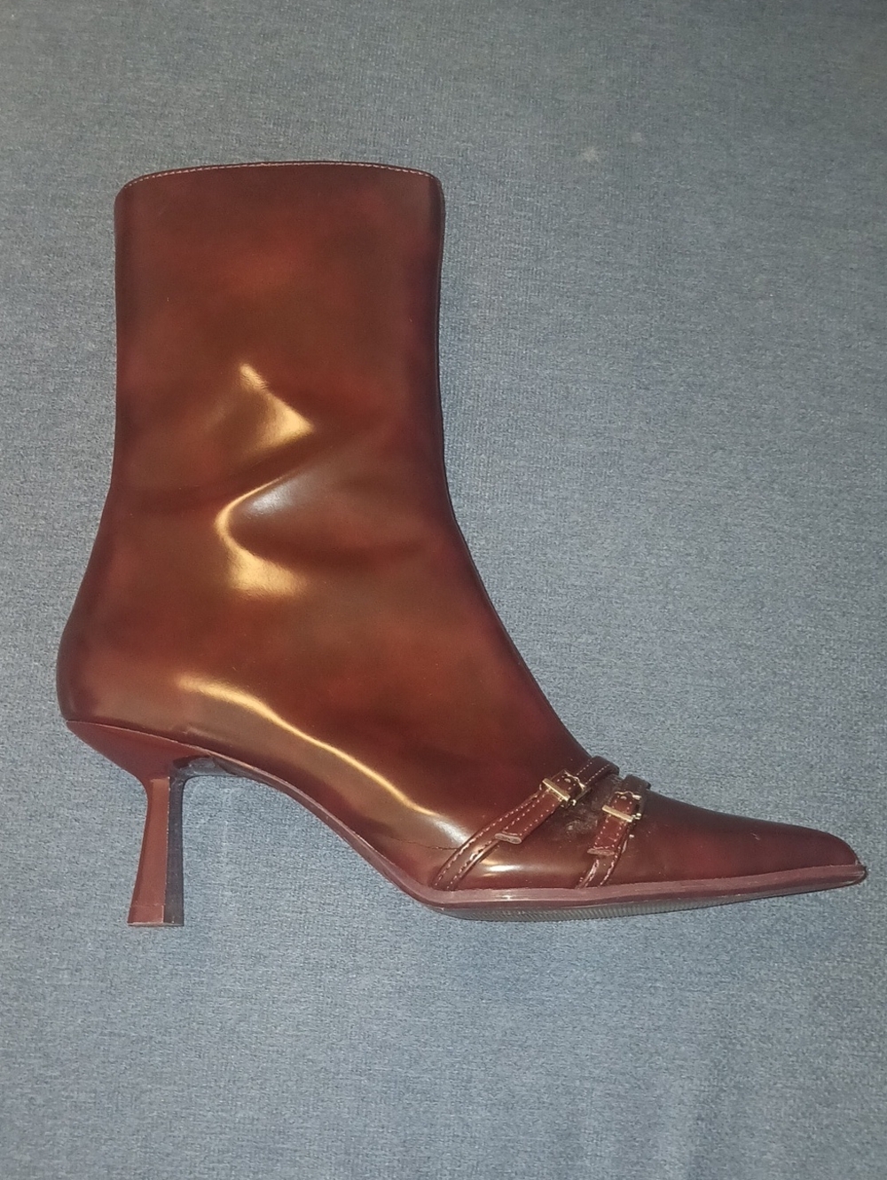 Burgundy Ankle  Bootie